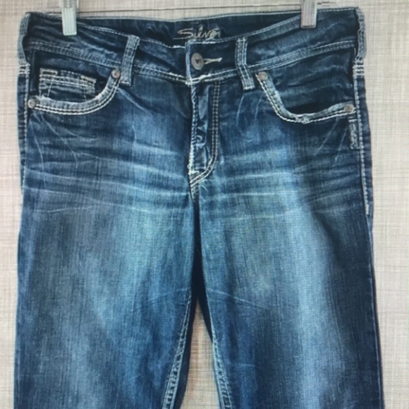 Sliver jeans suki 17 bootcut jeans light distress women’s - Picture 4 of 5